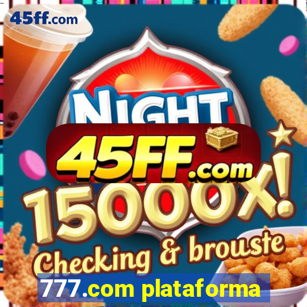 777.com plataforma
